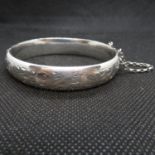 Vintage silver bangle HM Birmingham 1974 17.7g