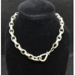 Silver watch chain converted into bracelet 17g