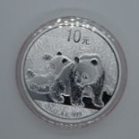 2010 Chinese 1oz 999 silver coin