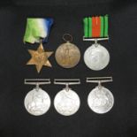 Collection of 6x WWII medals