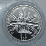 2011 Britannia 1oz 999 silver coin