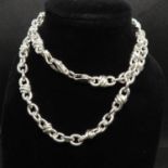 17" silver Celtic knot chain fully HM 33.3g