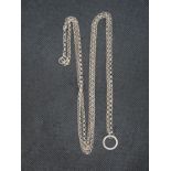 Silver belcher necklace 20g