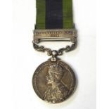 George V Indian Service Medal NWF1919 clasp to 62912.L-BDR.F. Kew. R.F.A.