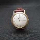 9ct gold Omega watch nice condition