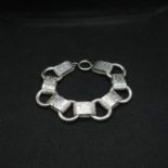 Victorian silver bracelet C1880 19g