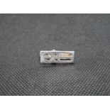 Mackintosh design napkin clip 5.7g stamped 925