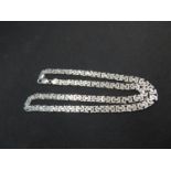 Silver Byzantine link chain 20" fully HM 35.5g