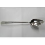 Scottish Provincial silver basting spoon by A. Campbell of Greenock C1790 excellent condition 13"