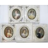 5x reproduction ivorine wall plaques