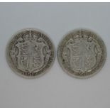 2x silver pre 1920 coins