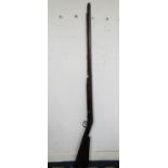 Early flintlock rifle