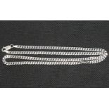 Silver curb link chain 18" full HM 11.7g