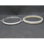 2x silver bracelets 20g