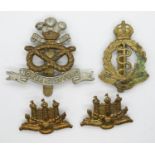 Collection of Military cap badges