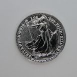 Pure silver Britannia coin 2016