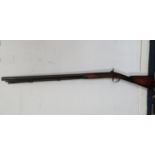 Early flintlock rifle