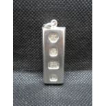 Solid silver ingot Sheffield HM 1978 31.4g