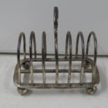 Fully HM silver toast rack 198g