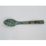 Early medieval bronze spoon recovered from ship wreck