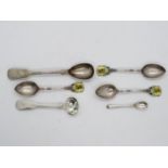 Collection of HM silver spoons 69g
