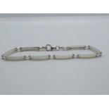 Silver 2 bar bracelet