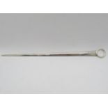 HM silver Georgian meat skewer 11" London 79g