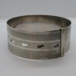 Silver expandable bracelet 1950's stamped sterling silver 30.6g