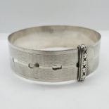 vintage silver expanding bangle Sterling Silver 1960 22.6g