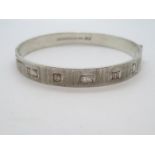 Vintage silver bangle 18.1g