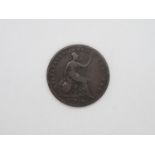 1854 penny good condition