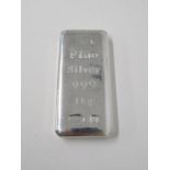 1kg fine silver bar by CML