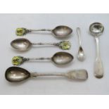 Set of silver HM spoons 68g