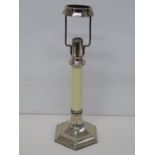 Crisp HM English safety candlestick