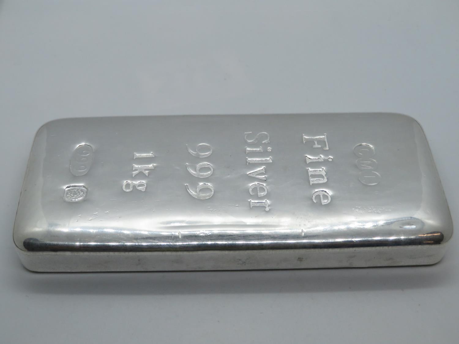 CML fine silver 1kg bullion bar - Image 2 of 2