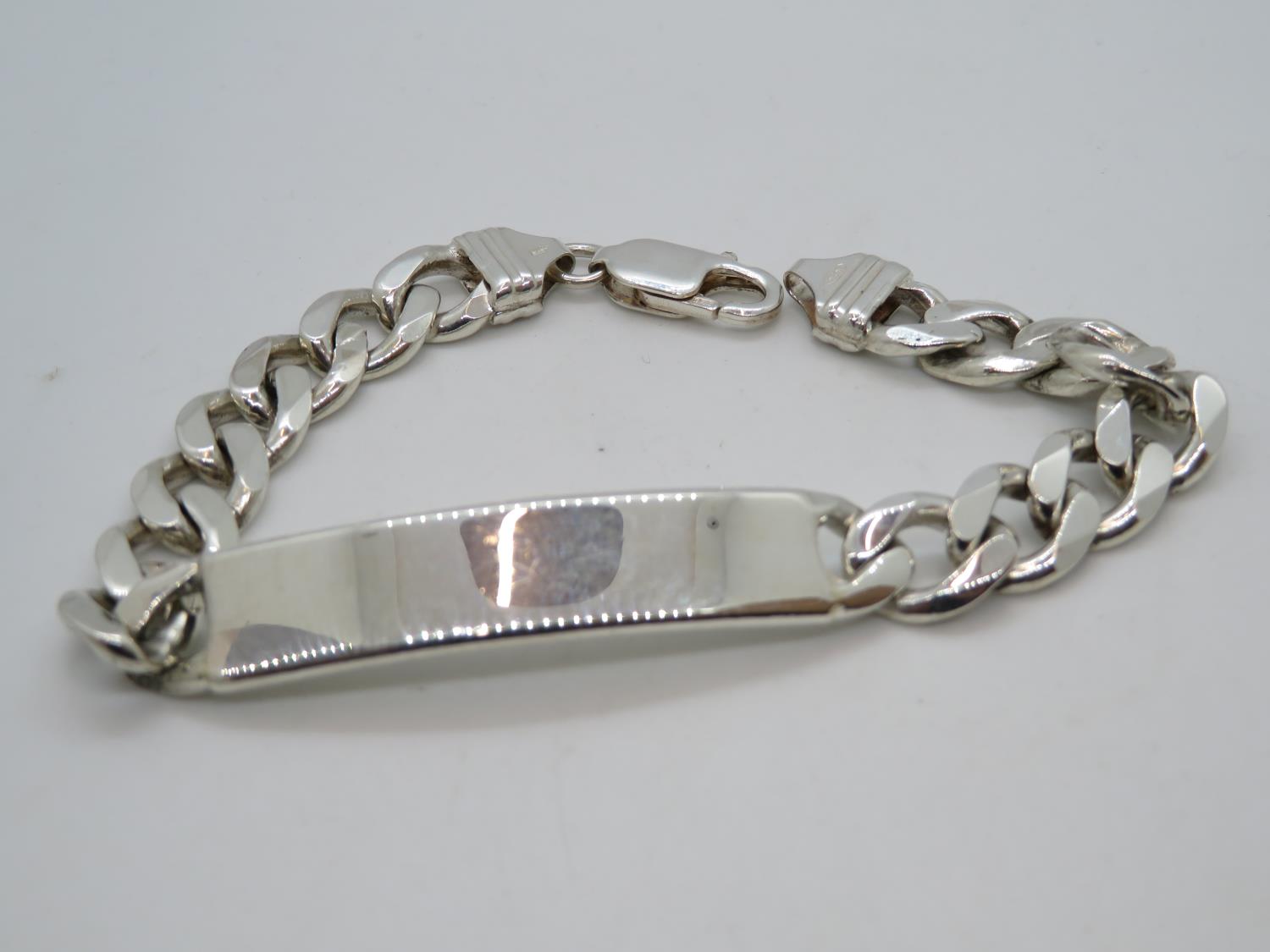Silver ID bracelet HM 7.5"