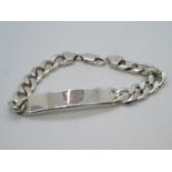 Silver ID bracelet HM 7.5"