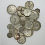 220g pre 1947 silver coins