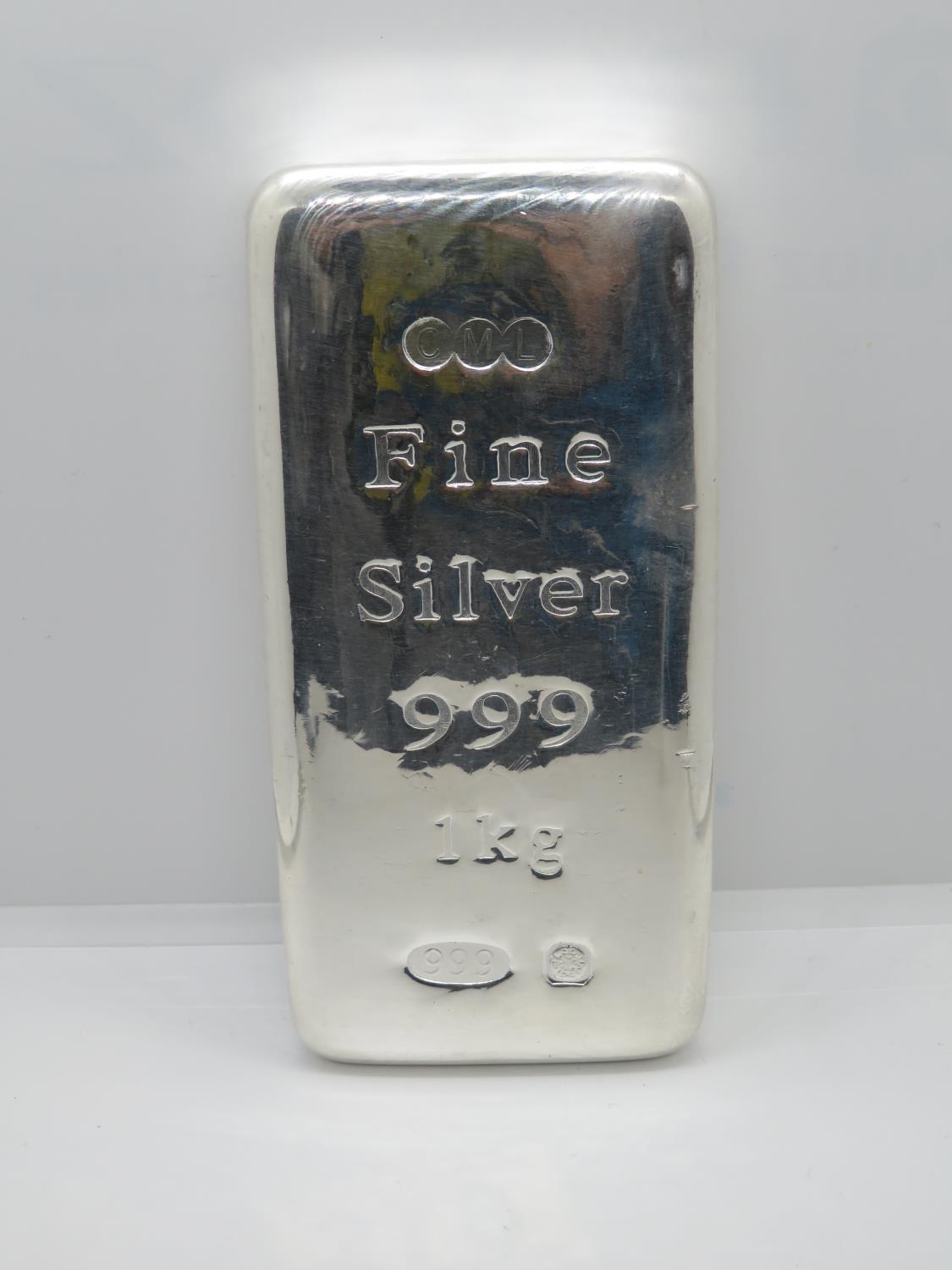 CML fine silver 1kg bullion bar