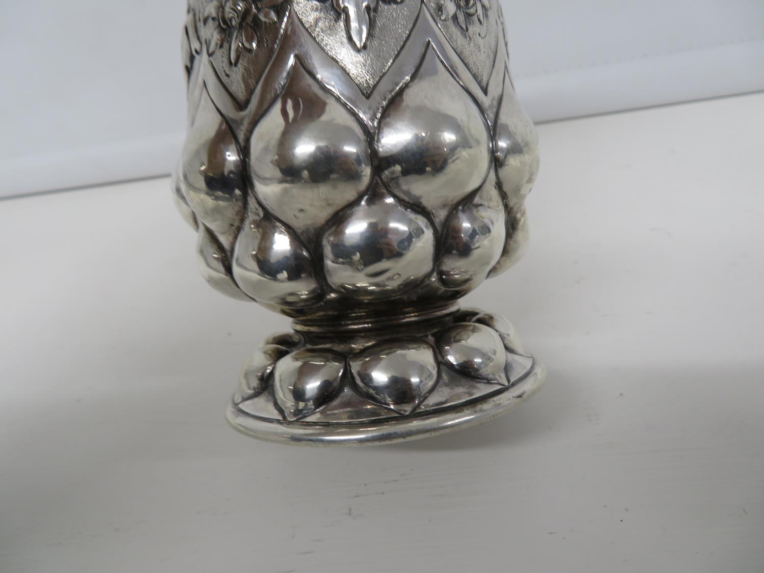 Very nicely decorated continental silver HM early 218g goblet 5" high - Image 10 of 11