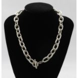 Vintage silver trace link chain 125g