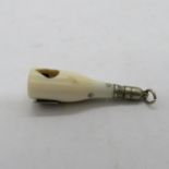 Ivory champagne bottle cigar cutter