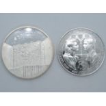 2x silver coins 100g