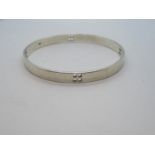 21.4g Mackintosh style silver bangle