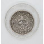 Silver 2.5 shilling 1895 coin rare - good condition