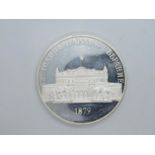 Large medal silver Russian origin 91g