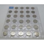 Full set of 29x Olympic 50p 2011 coins