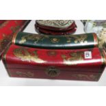2x Oriental boxes with locks