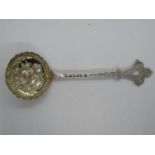 Silver sifter spoon good condition 34g