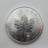 2017 9999 fine silver 1oz Canadian $5.00